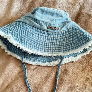 Jacquemus Light Blue Denim Bucket Hat